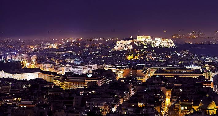 Athens by night Athens by night