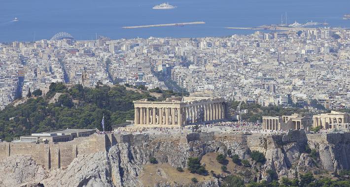 View from Lycabettus hill, Athens View from Lycabettus hill, Athens