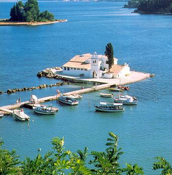 Pontikonissi in Corfu