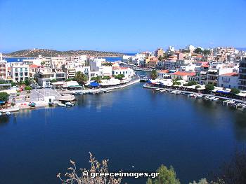 Agios Nikolaos in Crete Island Greece