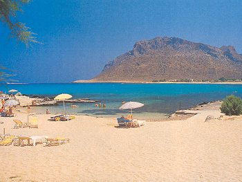 Stavros in Chania county Crete Island Greece