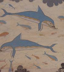 Knossos frescoes (dolphins) Knossos frescoes (dolphins)