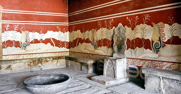 The throne of King Minos