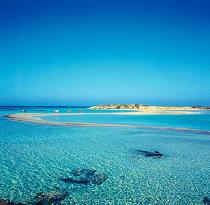 Exotic beach in Chania Exotic beach in Chania
