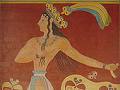 Knossos Heraklion in Crete island in Greece