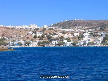 Psathi, the port of Kimolos Island
