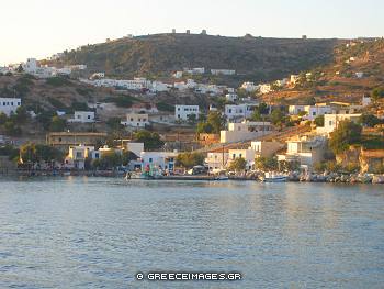 Psathi, the port of Kimolos Island