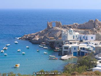 Firopotamos in Milos Island Greece