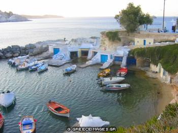 Mandrakia in Milos Island Greece