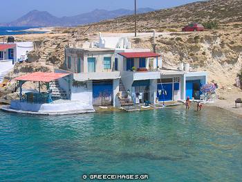 Mitakas in Milos Island Greece