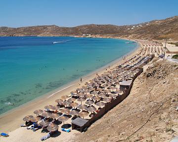 Beach in Mykonos