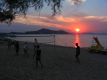 Saint George Beach, Naxos Town