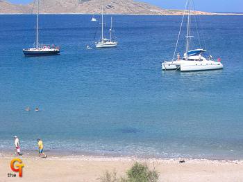 Piperi beach in Naoussa Paros