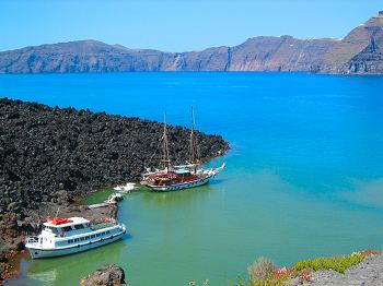 Santorini Greece Kameni