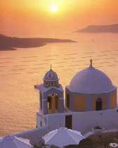 Sunset at Fira