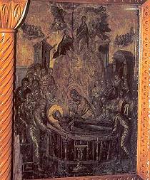 Kimisis icon by Domenikos Theotokopoulos (EL GRECO) - Kimisis Church Kimisis icon by Domenikos Theotokopoulos (EL GRECO) - Kimisis Church