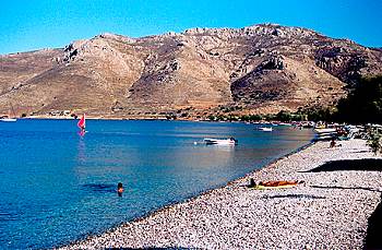 Tilos beach