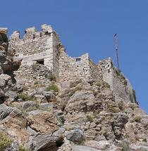 Castle on Tilos Island Castle on Tilos Island